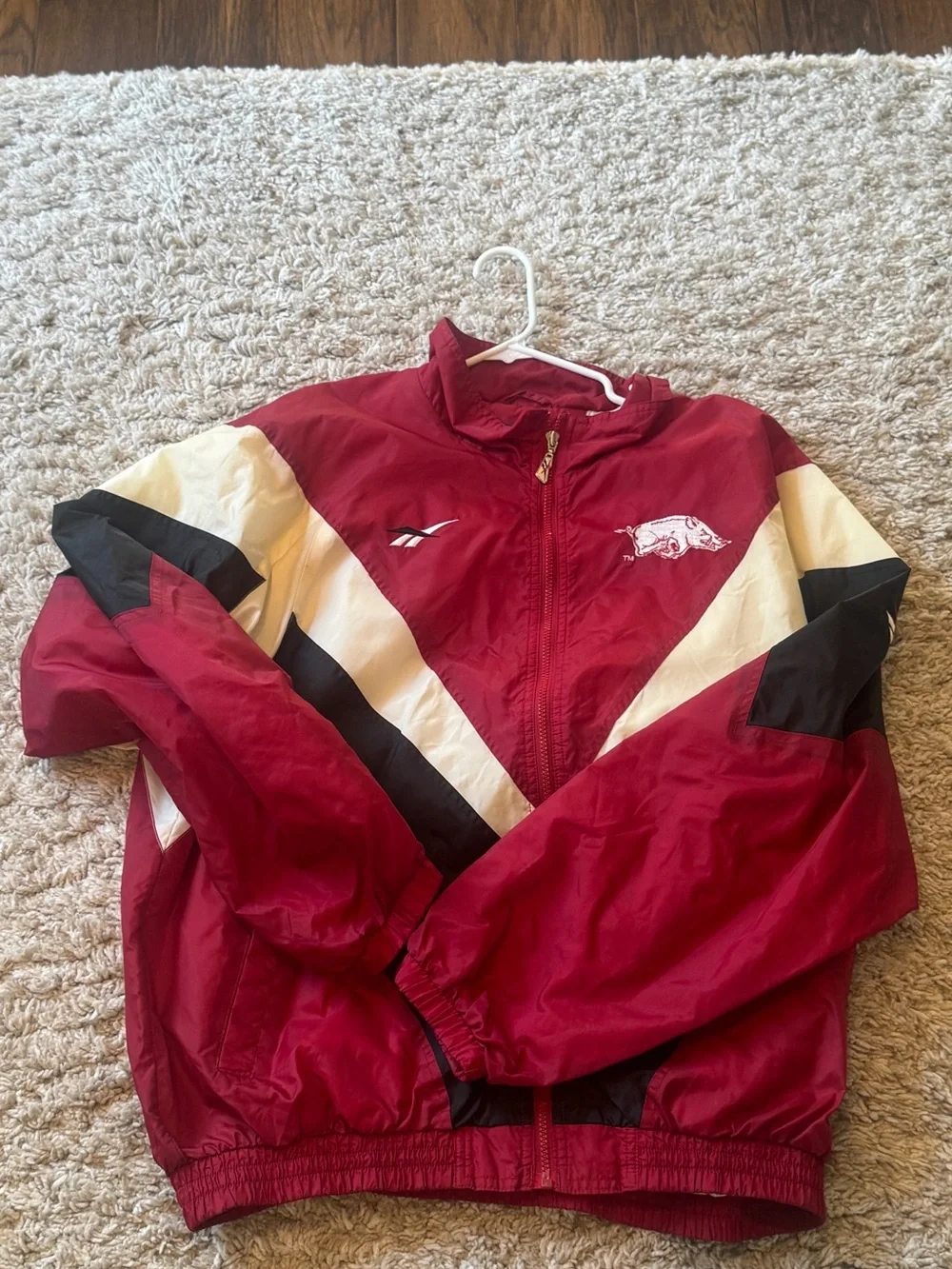 Men’s Vintage rare Reebok Arkansas Razorbacks jacket - Picture 1 of 3
